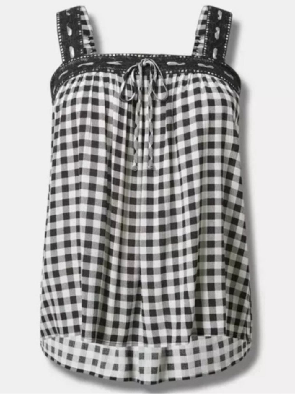Torrid Washable Gauze
Crochet Lace Trim Tank - Picture 4 of 4